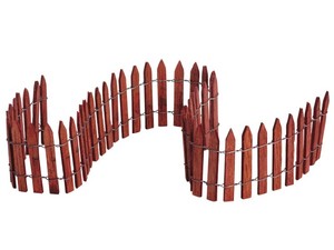 Lemax 18 Wired Wooden Fence